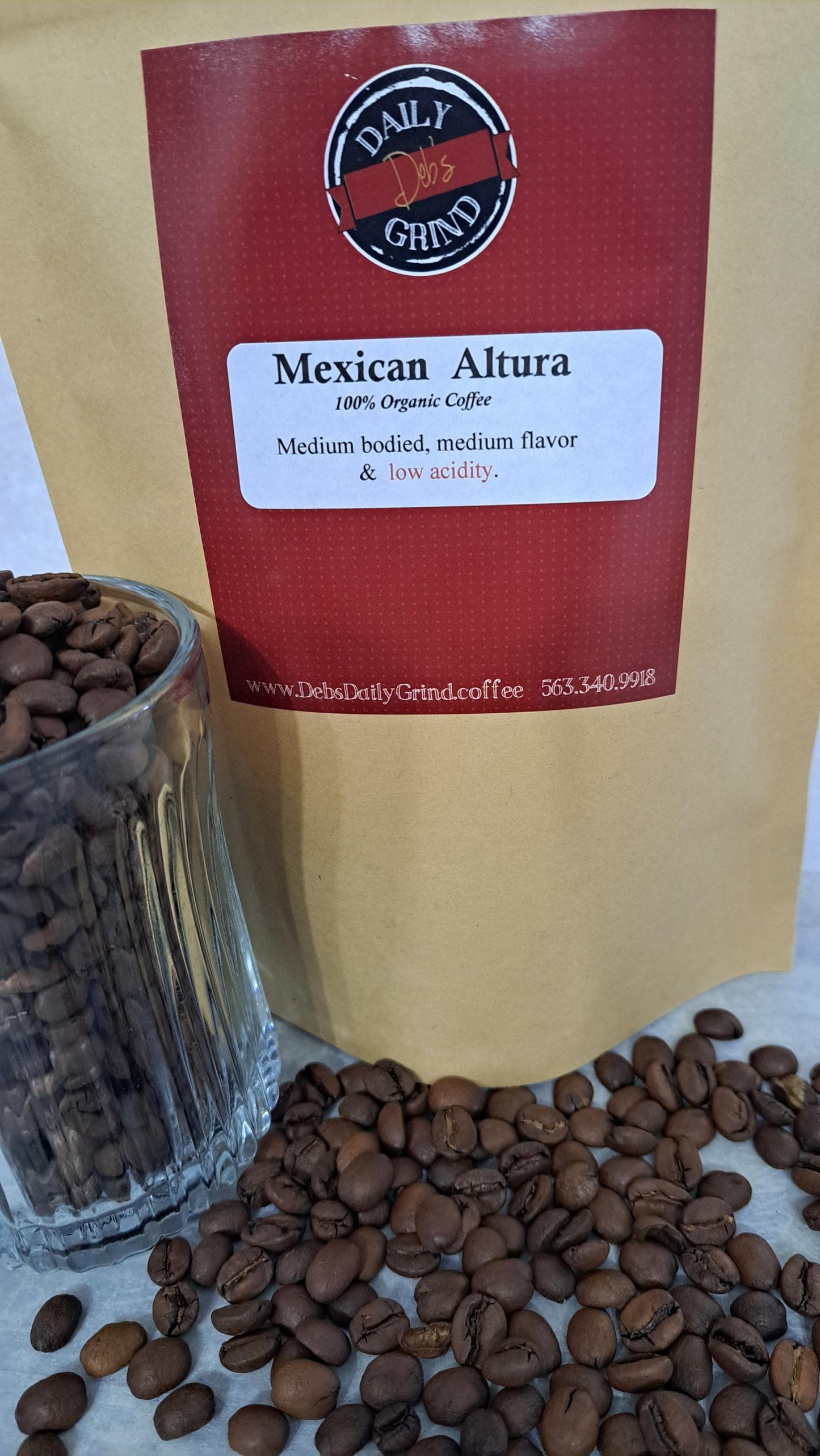 Mexican Altura  /  Organic Fair-Trade  -  Low Acid